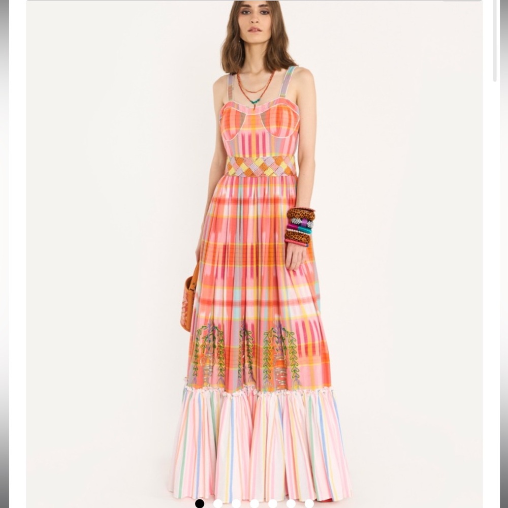 Vibrant Multicolor Maxi Dress